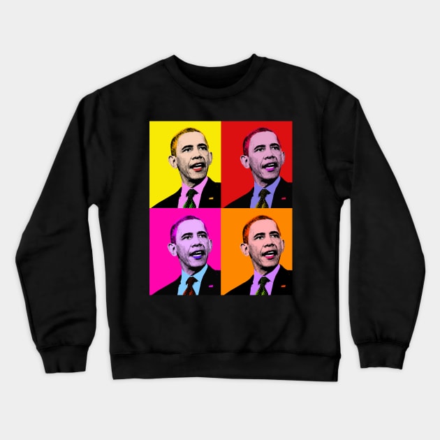 Obama Crewneck Sweatshirt by declancarr